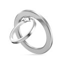 Uchwyt ring magnetyczny na palec z MagSafe do smartfona - srebrny Uchwyt ring magnetyczny na palec z MagSafe do smartfona - srebrny