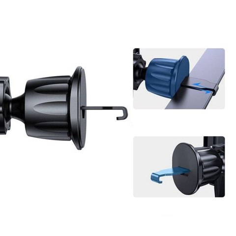 Uchwyt samochodowy do telefonu na kratkę nawiewu z MagSafe N51 - czarny Uchwyt samochodowy do telefonu na kratkę nawiewu z MagSafe N51 - czarny