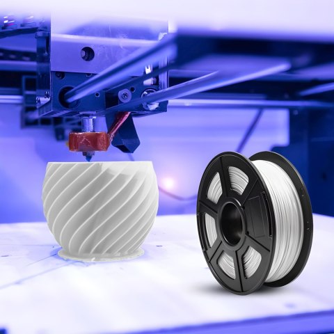 Filament wkład do drukarki 3D długopisu 3D PLA 1,75 mm 68 m - biały Filament wkład do drukarki 3D długopisu 3D PLA 1,75 mm 68 m - biały