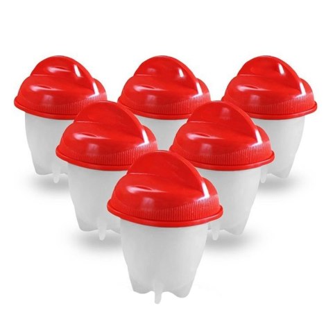 Foremka do gotowania jajek bez skorupek - 6 szt. Foremka do gotowania jajek bez skorupek - 6 szt.