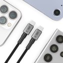 Kabel przewód USB-C PD 100W 5A 300 cm - szary Kabel przewód USB-C PD 100W 5A 300 cm - szary