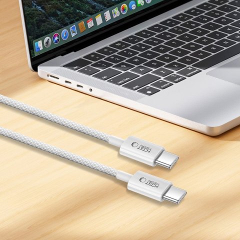 Kabel przewód USB-C PD 60W 3A 100 cm - szary Kabel przewód USB-C PD 60W 3A 100 cm - szary