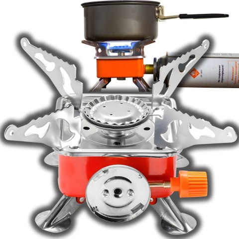 Kuchenka turystyczna składana gazowa na kartusze 100 g/h 2800 W