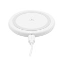 Ładowarka bezprzewodowa do smartfonów Android iPhone 15W - biała Ładowarka bezprzewodowa do smartfonów Android iPhone 15W - biała