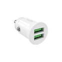 Ładowarka samochodowa 2x USB-A Pro Lite 10W - biała Ładowarka samochodowa 2x USB-A Pro Lite 10W - biała
