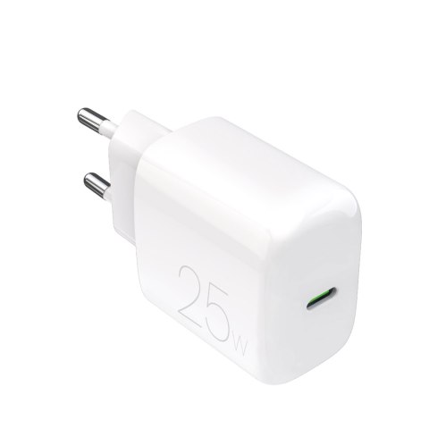 Ładowarka sieciowa USB-C Power Delivery 25W - biała Ładowarka sieciowa USB-C Power Delivery 25W - biała