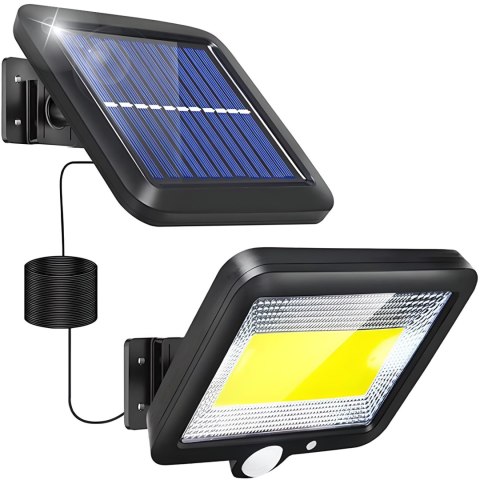 Lampa solarna zewnętrzna z czujnikami ruchu zmierzchu 100 LED