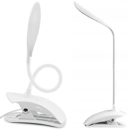 Lampka biurkowa szkolna mocowana do blatu na klips 14 LED