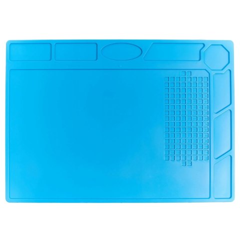 Mata stołowa antystatyczna do lutowania z organizerem silikonowa 320 x 230 mm