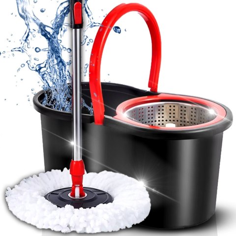 Mop obrotowy rotacyjny 360 z wiadrem teleskopowym kijem