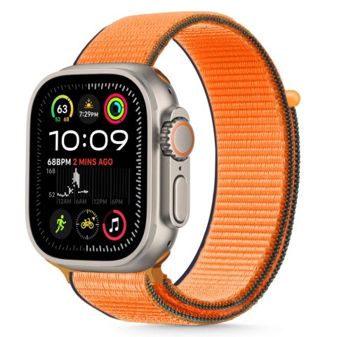 Pasek na Apple Watch 44 / 45 / 46 / 49 mm Nylon - pomarańczowy Pasek na Apple Watch 44 / 45 / 46 / 49 mm Nylon - pomarańczowy