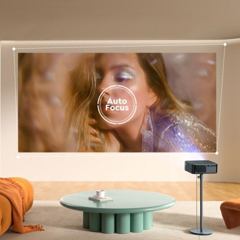 Projektor multimedialny FullHD 1080p LCD z głośnikami JBL i subwooferem WiFi BT K2s Pro - czarny