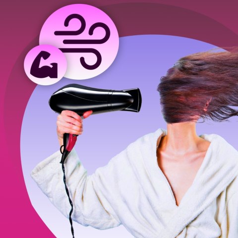 Suszarka do włosów 4w1 zimny nawiew 3 poziomy suszenia 2000 W