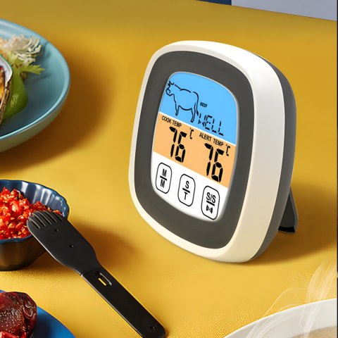 Termometr kuchenny do piekarnika mięsa wędzarni grilla z sondą 250 C Termometr kuchenny do piekarnika mięsa wędzarni grilla z sondą 250 C