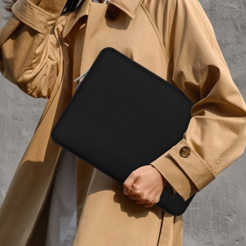 Torba etui pokrowiec na laptopa 15-16'' + etui na akcesoria - czarna Torba etui pokrowiec na laptopa 15-16'' + etui na akcesoria - czarna