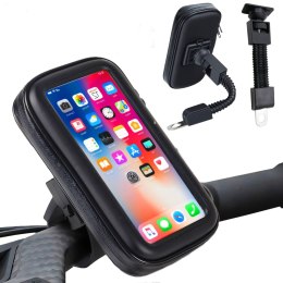 Uchwyt rowerowy sakwa do telefonu na kierownicę wodoodporna