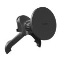 Uchwyt samochodowy magnetyczny do smartfona na kratkę regulowany MagSafe - czarny Uchwyt samochodowy magnetyczny do smartfona na kratkę regulowany MagSafe - czarny