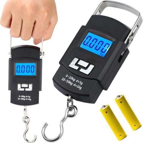 Waga hakowa bagażowa wędkarska ręczna do 50 kg Waga hakowa bagażowa wędkarska ręczna do 50 kg