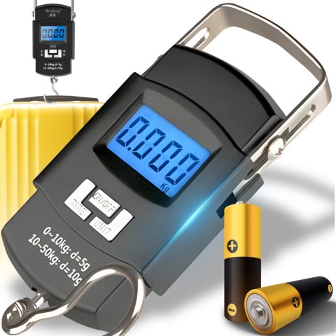 Waga hakowa bagażowa wędkarska ręczna do 50 kg Waga hakowa bagażowa wędkarska ręczna do 50 kg