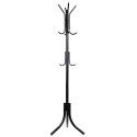 Wieszak podłogowy stojący na ubrania loft 3 poziomy 175 cm - czarny Wieszak podłogowy stojący na ubrania loft 3 poziomy 175 cm - czarny