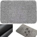 Wycieraczka do butów mata pod drzwi antypoślizgowa 70 x 46 cm - szara Wycieraczka do butów mata pod drzwi antypoślizgowa 70 x 46 cm - szara