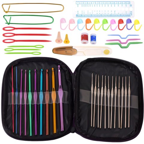 Zestaw do szydełkowania w etui 0,5-6,5 - 50 el.