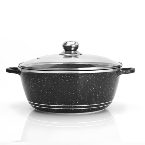 Zestaw garnków patelnia z powłoką ceramiczną pokrywkami - 12 el. Zestaw garnków patelnia z powłoką ceramiczną pokrywkami - 12 el.