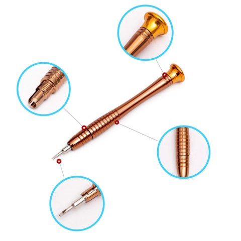 Zestaw wkrętaków precyzyjnych uchwyt 24 końcówki Zestaw wkrętaków precyzyjnych uchwyt 24 końcówki