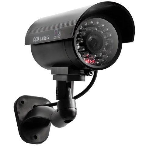 Atrapa kamery do monitoringu z migającą diodą solarna LED Atrapa kamery do monitoringu z migającą diodą solarna LED