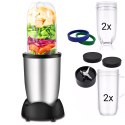 Blender kielichowy wielofunkcyjny 2 kubki 470 ml 600 W Blender kielichowy wielofunkcyjny 2 kubki 470 ml 600 W