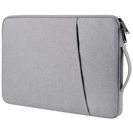 Etui miękki pokrowiec na laptop 14-15,6'' - szary