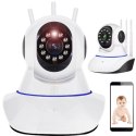 Kamera wewnętrzna niania do monitoringu z detekcją ruchu obrotowa Wi-Fi