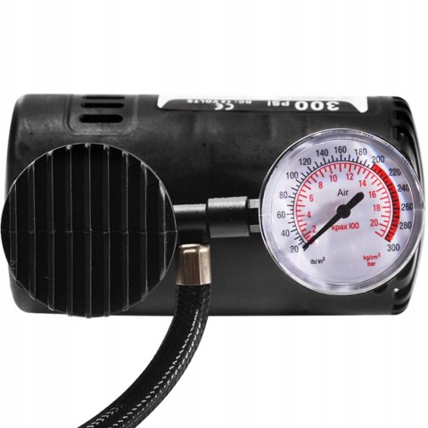 Kompresor sprężarka pompka samochodowa 3 końcówki 20.7 BAR 12 V