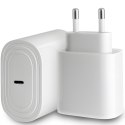 Ładowarka sieciowa zasilacz USB-C 20 W - biała