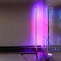 Lampa podłogowa narożna z pilotem 256 barw RGB LED 150 cm