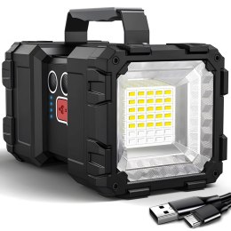 Latarka szperacz akumulatorowy taktyczny 46 LED 1000 lm