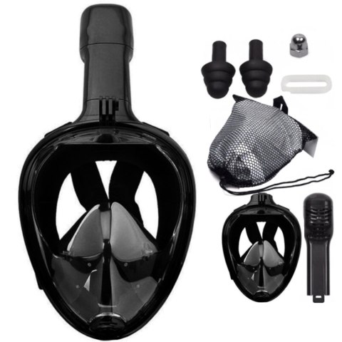 Maska do snorkelingu pływania pełnotwarzowa L/XL