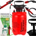 Opryskiwacz ogrodowy ręczny ciśnieniowy 5 l - czerwony