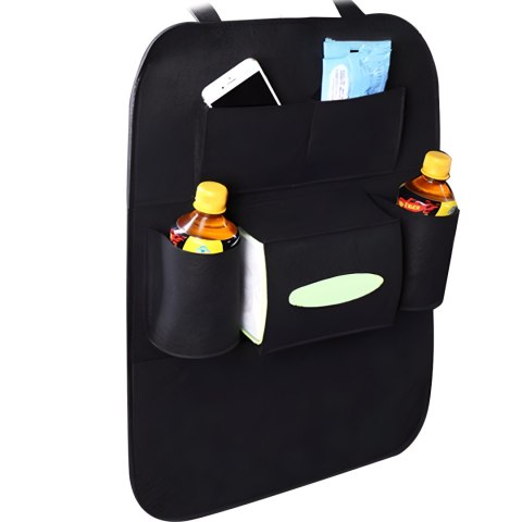 Organizer ochraniacz na fotel samochodowy 7 przegród filc
