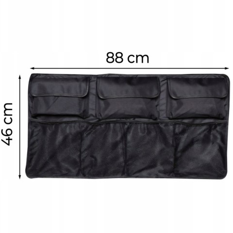 Organizer samochodowy do bagażnika 4 przegrody 3 kieszenie