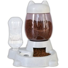 Podajnik dozownik wody karmy dla psa kota 2w1 528 ml 2.2 l