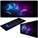 Podkładka mata gamingowa na biurko dla gracza XXL 80 x 40 cm - galaktyka
