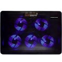 Podstawka chłodząca pod laptop z podświetleniem LED 5 wentylatorów 12-17''