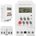 Programator włącznik czasowy timer na szynę 30 programów LCD