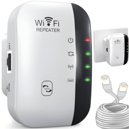 Repeater wzmacniacz sygnału Wi-Fi 2 tryby pracy 2.4 GHz
