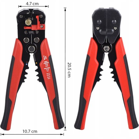 Ściągacz izolacji kabli przewodów szczypce zaciskarka 3w1 Ściągacz izolacji kabli przewodów szczypce zaciskarka 3w1