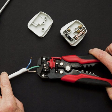 Ściągacz izolacji kabli przewodów szczypce zaciskarka 3w1 Ściągacz izolacji kabli przewodów szczypce zaciskarka 3w1