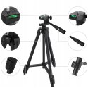 Statyw tripod z uchwytem na telefon pilotem Bluetooth 35-103 cm