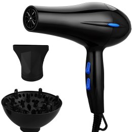 Suszarka do włosów z jonizacją zimnym nawiewem 2 końcówki 900 W