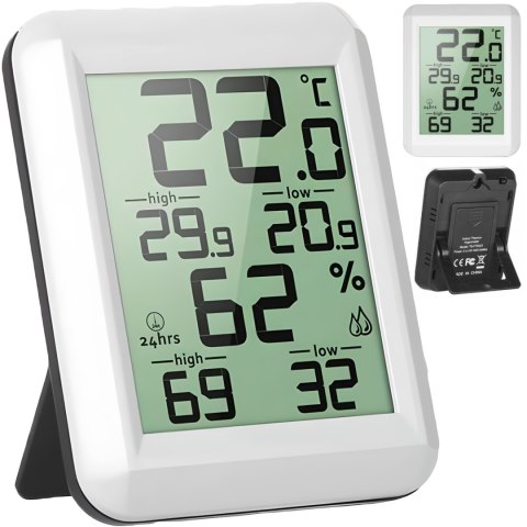 Termometr pokojowy elektroniczny z higrometrem 0-60C Termometr pokojowy elektroniczny z higrometrem 0-60C